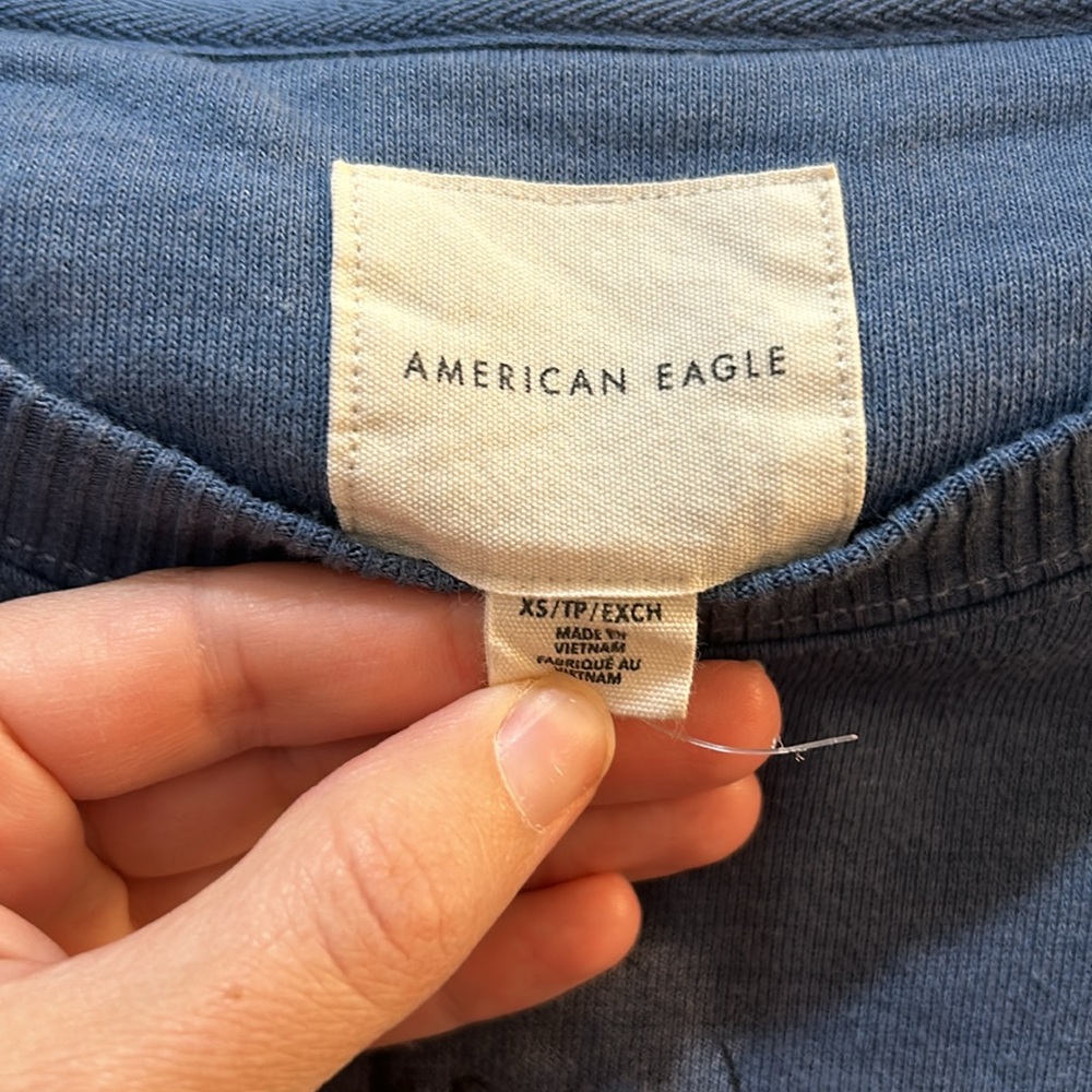 American Eagle Skeleton Pullover Xs - image 5